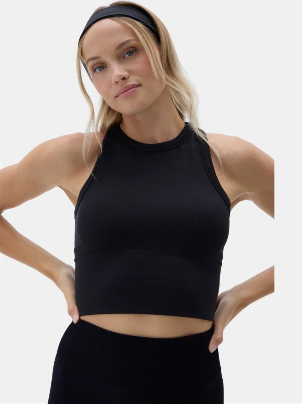 Halfdays Sunn Seamless Tank - Blk Small - Never Worn